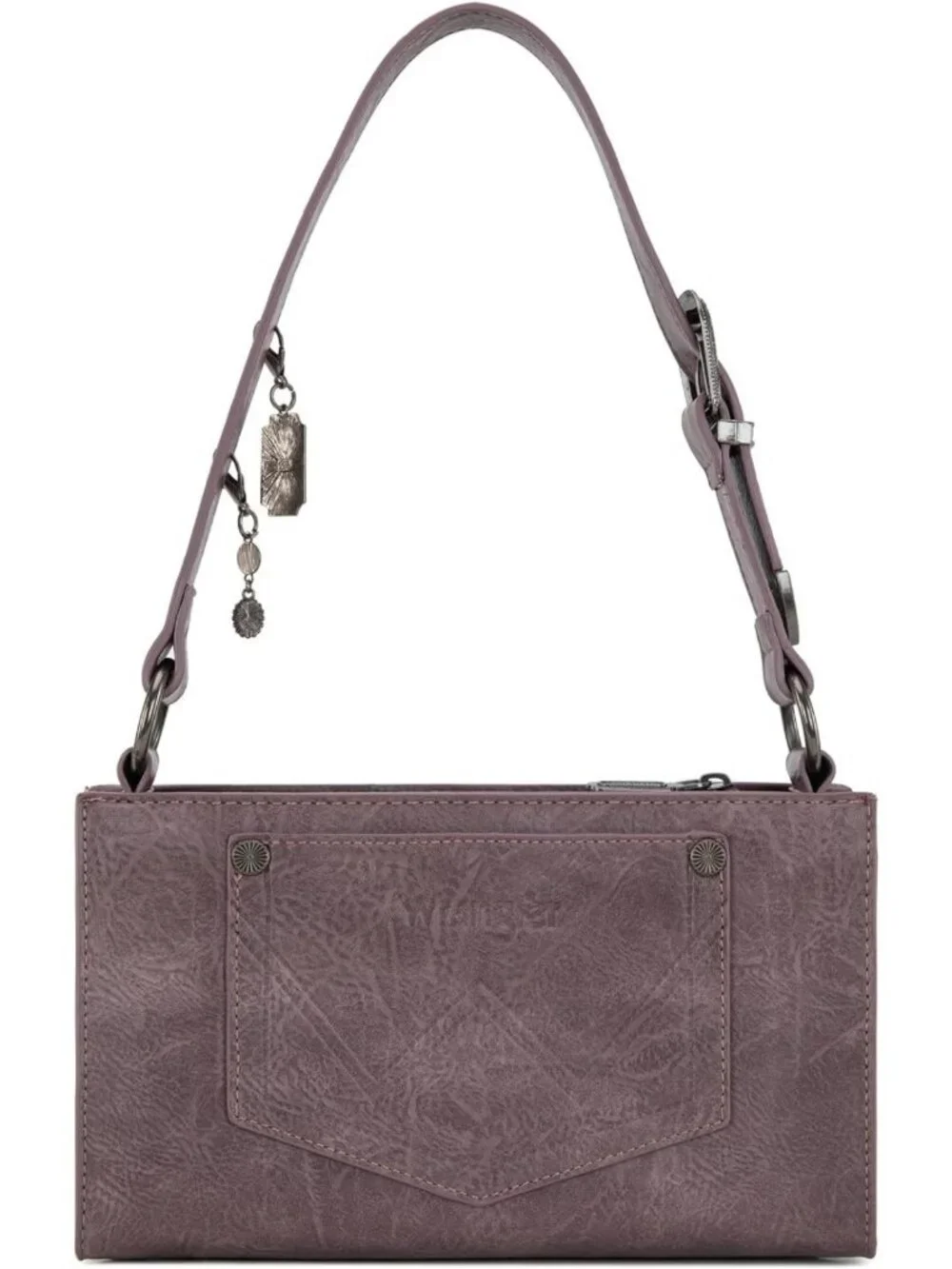 Y2K Small Shoulder Bag for Women | Western Style with Detachable Charms